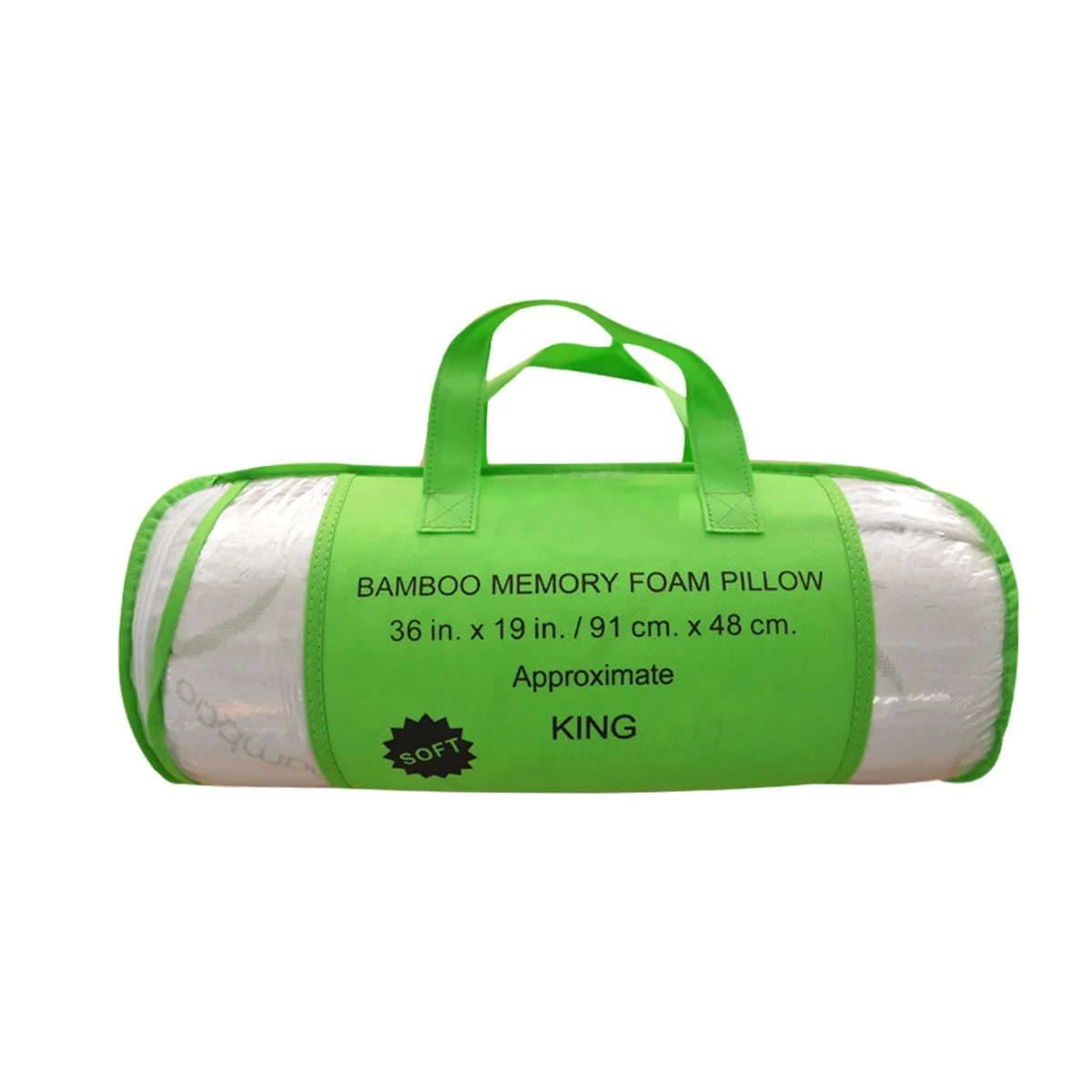 Bamboo Body Pillow For Adults Shredded Memory Foam Long Cooling Full