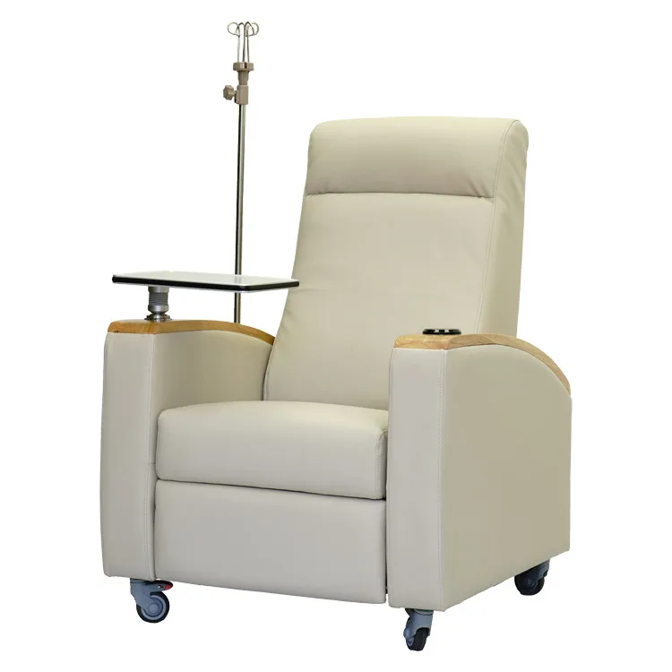 Infusion Center Sleeper Hospital Recliner Chair Vinyl Medical Reclining ...