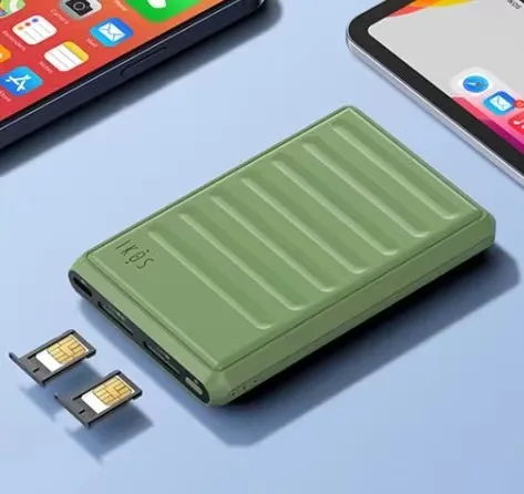 IKOS K7 Dual Standby SIM Adapter for iPhone - Compatible with USB