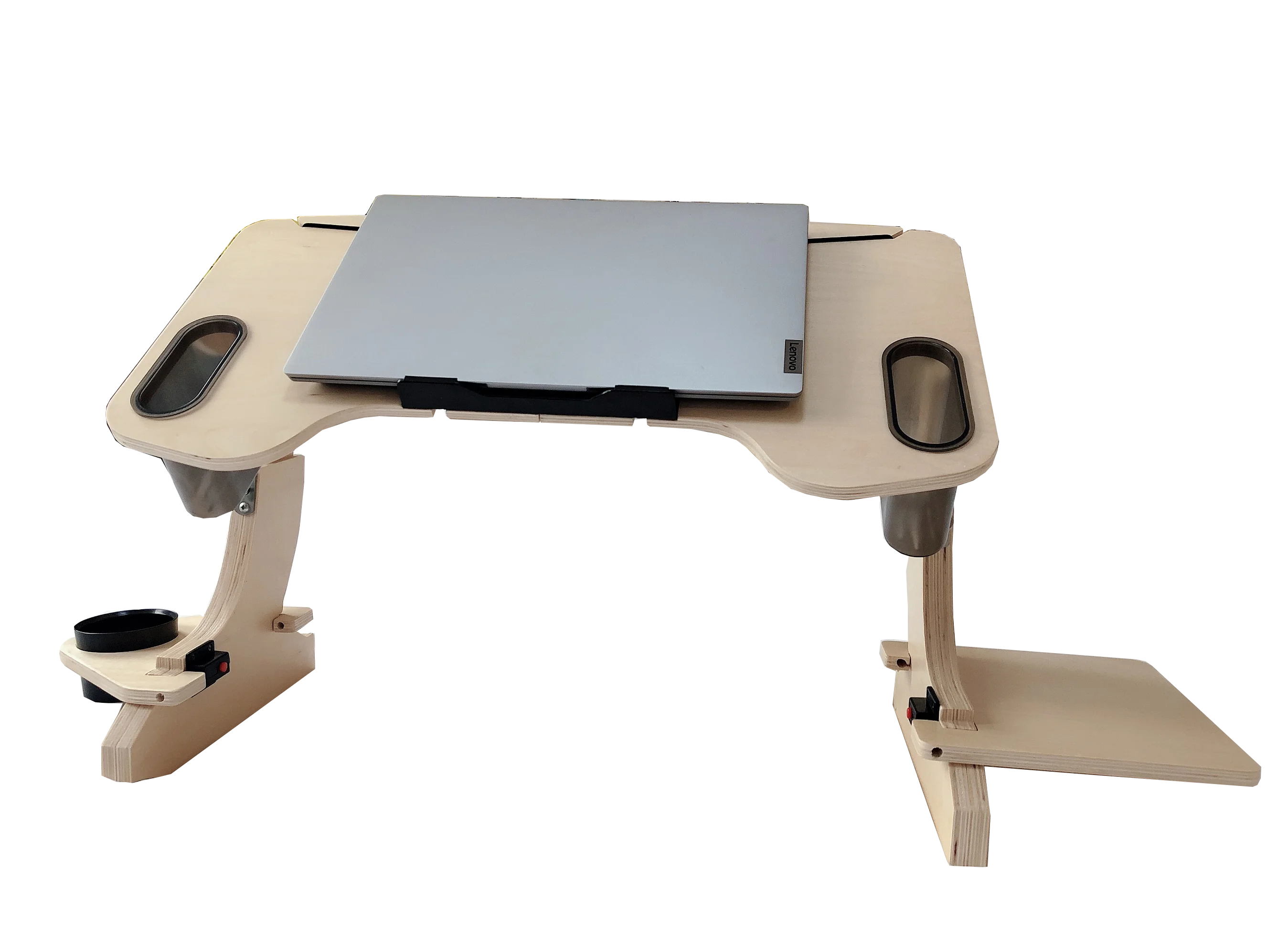 Computer Table/bed Laptop Desk/wooden Folding Angle Adjustment Function Buy Computer Desk