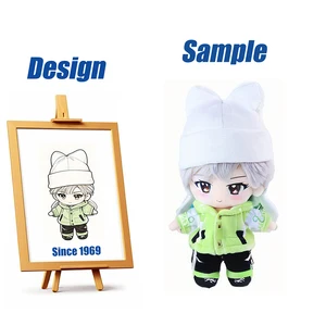 Shengye CPC ASTM BSCI High Quality Custom Stuffed Anime Figure Plush Toy Company Logo Cotton Material Action Figure Plushies