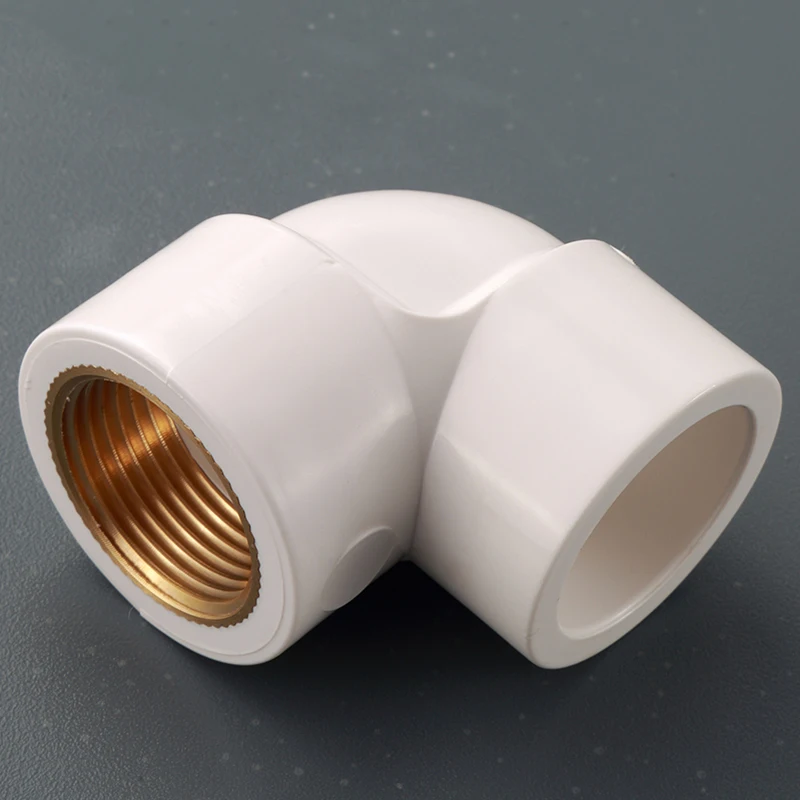 Factory Custom Seamless Plastic Pvc Pipe Fitting 90 Degree Female Elbow Brass Pvc Plumbing Pipe