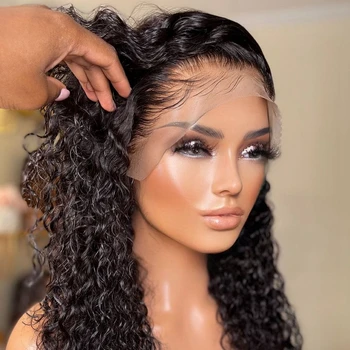 Cheap Water Wave Raw Peruvian Virgin Human Hair Hd 360 Lace Frontal Wigs Vendor Full Lace Front Human Hair Wigs For Black Women