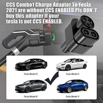 Adapter CCS Combo 2 to US Tesl-a Dual DC + Type 2 AC (250kW/ 22kW Max) Model S3XY manufacture