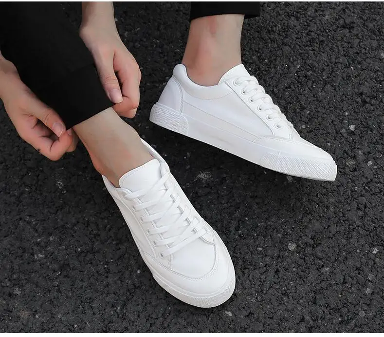 2023 Autumn New Style Small White Shoes Men's Canvas Shoes Cloth Casual ...