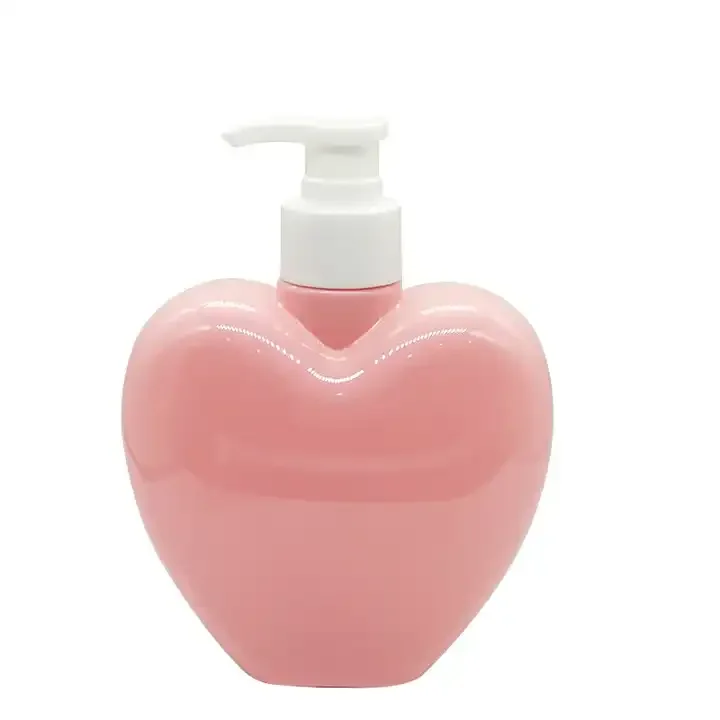 350ml/12ozピンクラブハートボトル香水スプレーハート型プラスチック