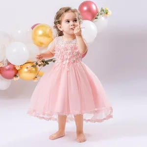 Children's Dress Baby Girls Clothing Kids Frock Girls Sleeveless Dresses for 0-2 Years Baby Clothes for Kids