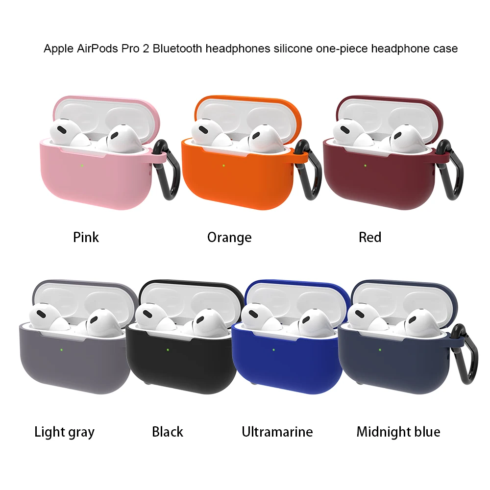 Wholesale HuaMJ Wholesale 2022 new one-pice silicone earphones case for  apple 2nd generation airpods pro 2 case From m.