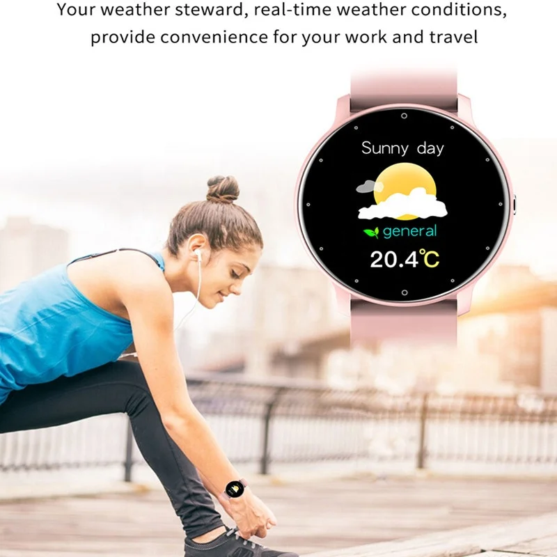 
Новые поступления CE ROHS Смарт-часы с красочными циферблатами Смарт-часы круглые IP67 водонепроницаемые Смарт-часы ZL02 