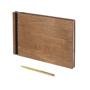 9 X 7 Linen PU Leather Memorial Guest Book 60 Page Spiral Bound Soft Cover Journal Wedding Gift Journal in A4 B5 A6 Sizes