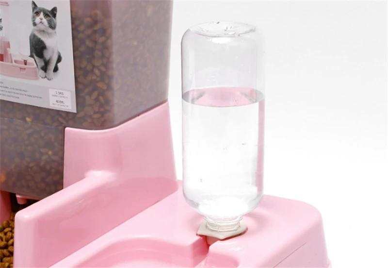 2 In 1 Automatic Pet Feeder With Twoway Automatic Pet Feeder Food