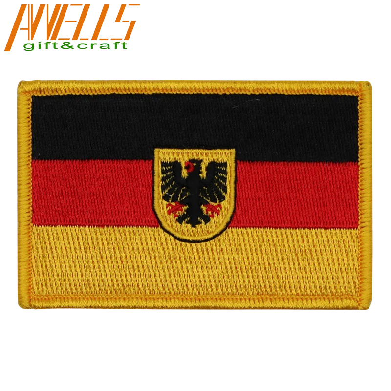 Pepsi Pins, Badges &amp; Patches UK Union Jack Flag Patch - Iron On Or Sew On Black Embroidered British Badge Appliqu&eacute; Sew On National Flag Applique