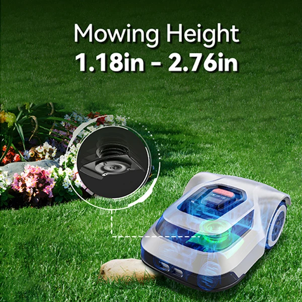 ARRIVAL High Efficiency Recharge Automatic Robotic Electric 1500 Sqm the Robot Lawn Mower for Mowing GPS