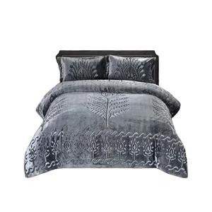 Zhejiang Rancho Soft Luxury Solid PV Fleece 100% Polyester Filling Thick Quilt