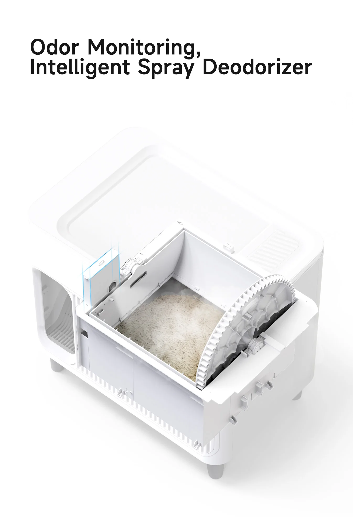 Luxury Large App Control Intelligent Smart Self Cleaning Portable Cat