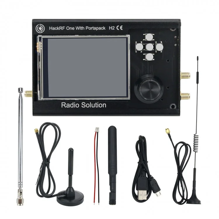  Radio Transceiver 3.2 inch screen PortaPack H2 with Mayhem firmware+ HackRF One SDR radio solution manufacture