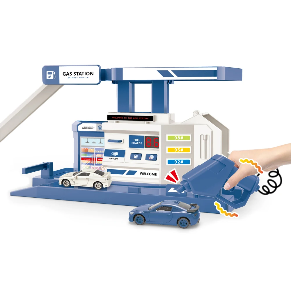 Source Electric Vibration Petrol Station Toy Die-Cast Car Parking Garage Toy  Set Preschool Educational Toy Gas Station With Light Music On M.Alibaba.Com