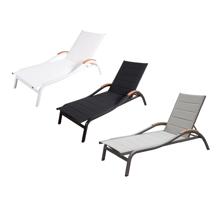 Best Price Custom White Folding Portable Luxury Furniture Indoor Pool Low Seat Sun Bed Lounger Chair For Picnic Beach