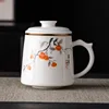 Yangzhi jade porcelain office cup, see picture