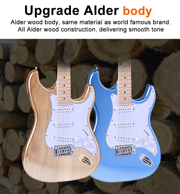 China Wholesale Oem Custom Electric Guitars High Quality Alder Body
