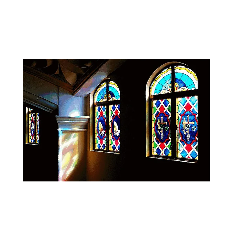 Architectural Religious Stained Glass windows Hand Painted Saints and Angels Lead Glass windows for Church Cathedral Mosque