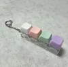 white/bare powder/light green/light purple