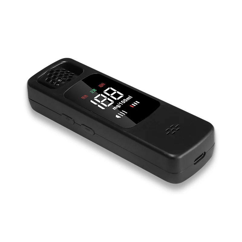 Лидер продаж, цифровой электронный алкотестер, перезаряжаемый от USB портативный алкотестер, алкотестер