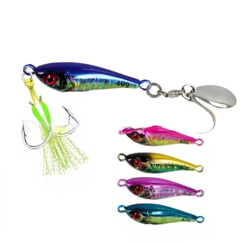 New Small Metal Jig Bait Hook Sequins Artificial Hard Bait Long-Distance Casting Sea Fishing Boat Fishing Bass – Metal Jig – view 2