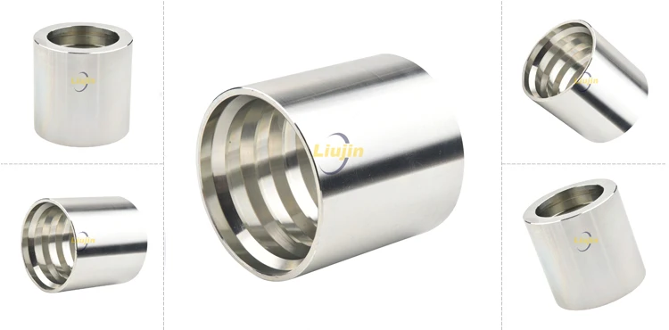 Factory supplier competitive price ferrule hydraulic male female fitting reusable hose fittings