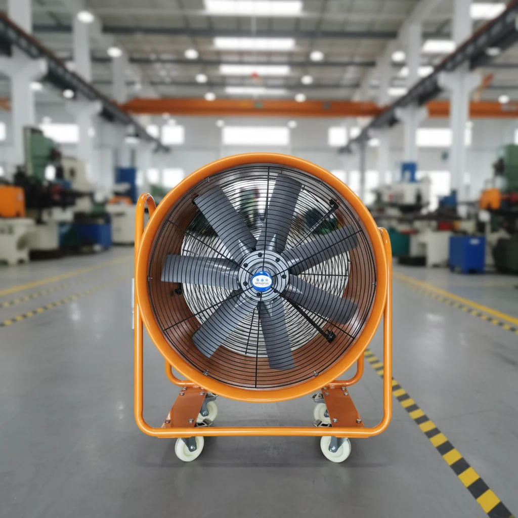 Industrial Portable Axial Fan, 10600CFM, 2200W, 600mm, 7-Blade - detail 2