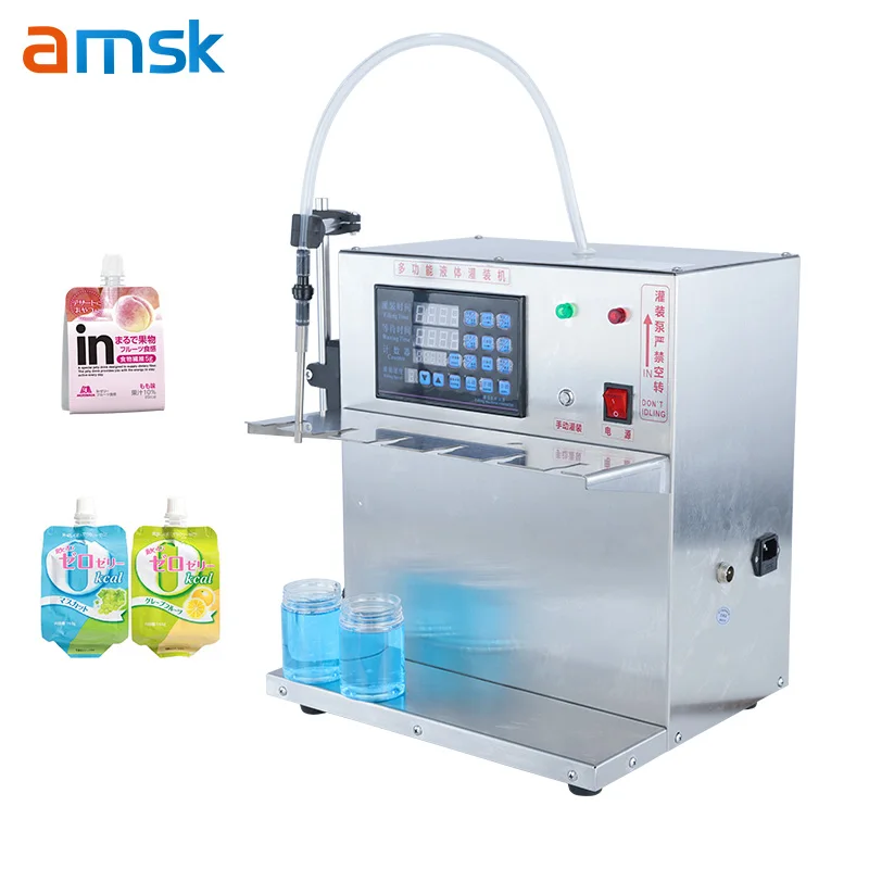 もーちゃんです。 ZX-618 Semi-automatic Desktop Milk Juice Beverage Liquid Pouch