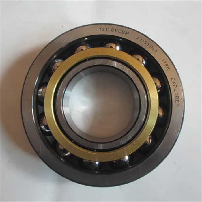 Single Row Brass Cage Angular Contact Ball Bearing 7314becbm 