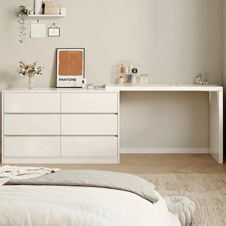 Simple Desk on Studebnt Learning Table for Home Quarters With Drawer