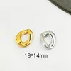 1 # Button chain oval pendant