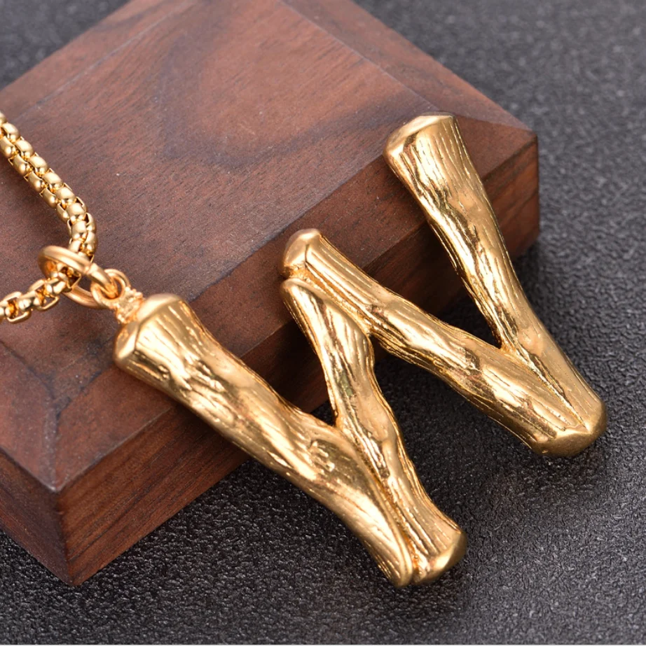 New Hot Sales Big Vintage Gold Initial 