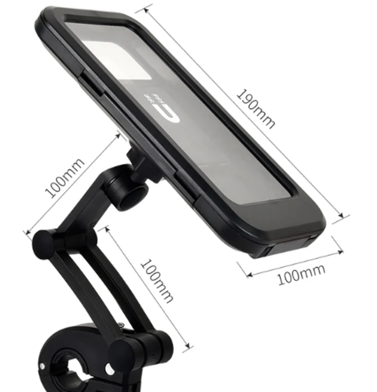 thumbnail image 2 of STARRR 360° Waterproof Motorcycle & Bicycle Phone Mount – Universal Handlebar Holder 2 of 4