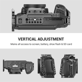 SMALLRIG BMPCC 4K & 6K Cage for Pocket Cinema Camera 4K & 6K W/Cold Shoe NATO Rail 2203 product image