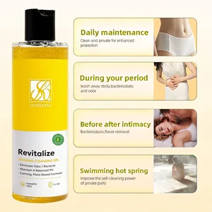 Private Label Yoni Gel Calming Eliminate Odor Bacteria Pineapple Extract White Chia Seed Oil Gel Feminine Cleansing Gel