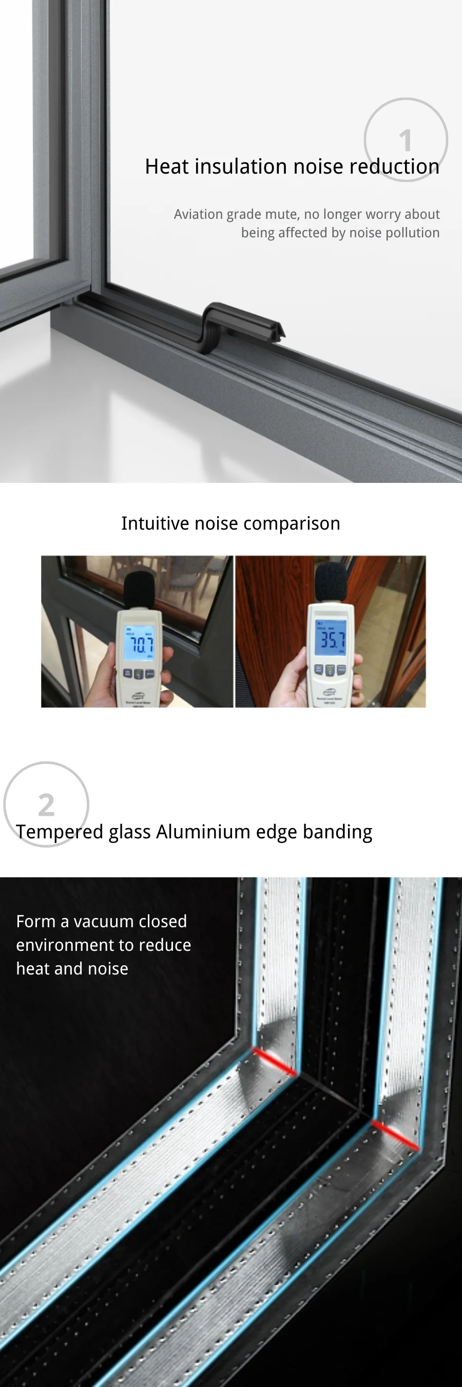 Double Glazed Aluminium 3 Tracks Sliding Window Aluminum Windows Buy