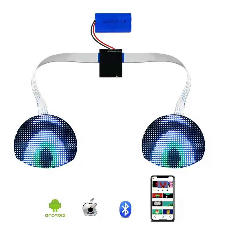 Private Custom Eagle Eye Led Light App Edit Programmable Eye Animations Light  Automobile Headlights Led Display