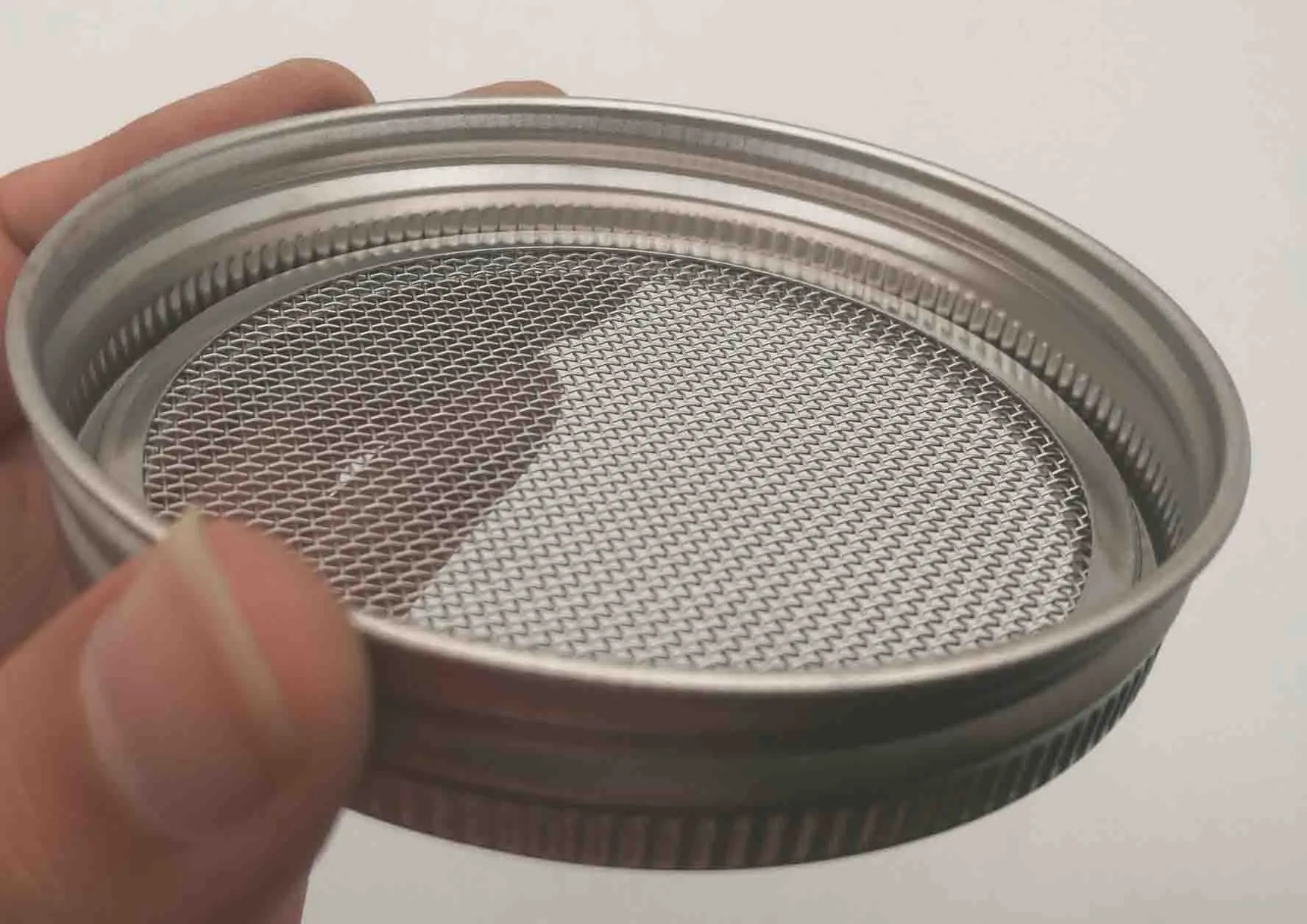 Stainless Steel Sprouting Jar Lids Mesh Strainer Seed Germination Lid Kit For Wide Mouth Mason