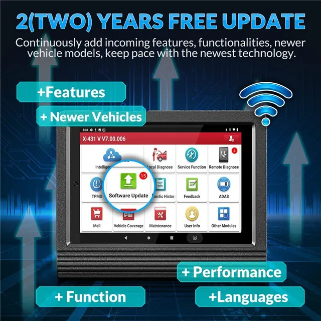 Herramienta de diagnóstico de coche LAUNCH X431 pro V5.0, escáner de Sistema completo automotriz OBD2 x431 Pro 5 Test 31 + Reset ServReset Service Scanner