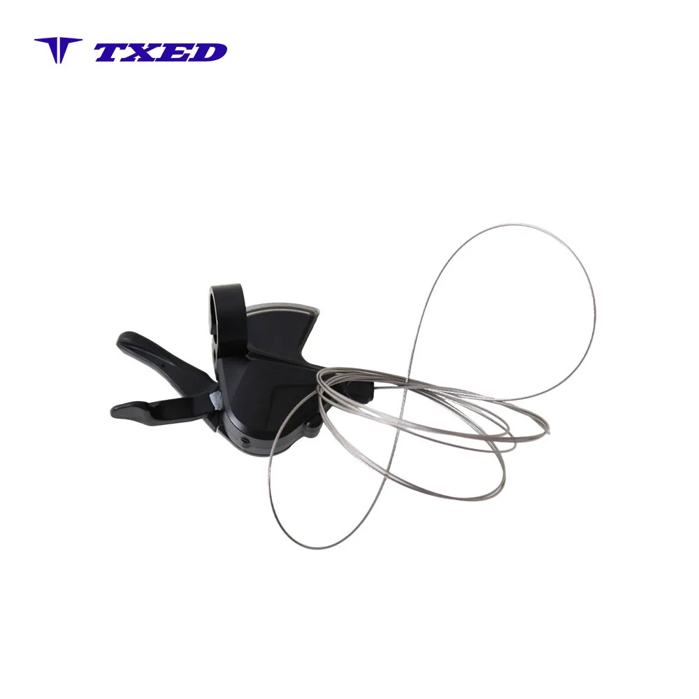 Wholesale 2400mm Wire Bike Gear Shifter Lever Left Right Universal Mountain Folding Bicycle Shift Handle Spare Accessories