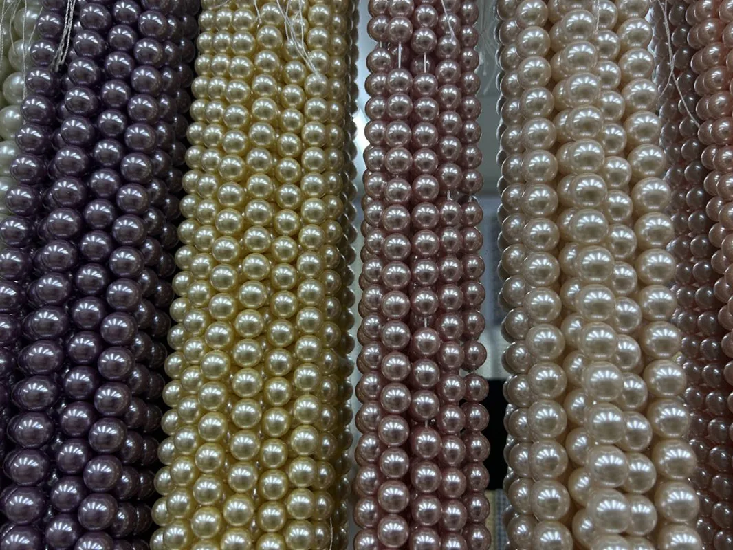 Оптовая продажа Лидер продаж круглые жемчужные бусины для изготовления ювелирных изделий