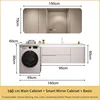 160Pure Acrylic Integrated Basin + Smart Mirror Cabinet