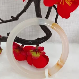 Chinese Style Natural Agate Bracelet, Orange  Fashionable Bracelet, Natural Agate Jewelry