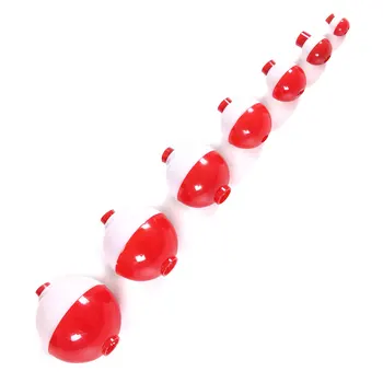 10 Galleggianti In Schiuma Snap-On Rossi 1 3/4" - Perfetti Per La Pesca In Acqua Dolce