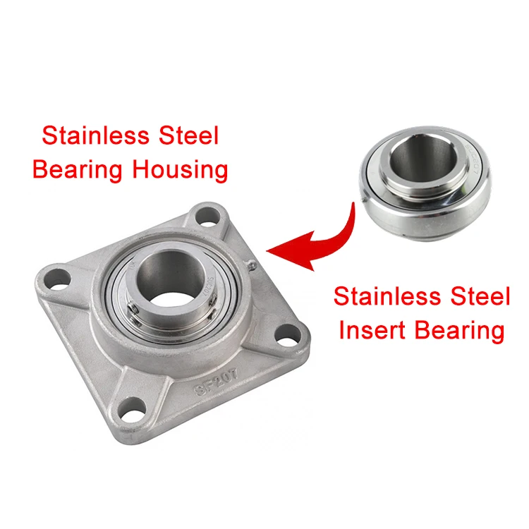 ステンレス鋼ピローブロックベアリングSF208 SUC208 sucf208