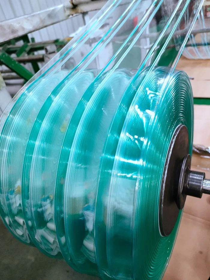 Rollos de cortina de tira de vinilo de PVC transparente Cortinas