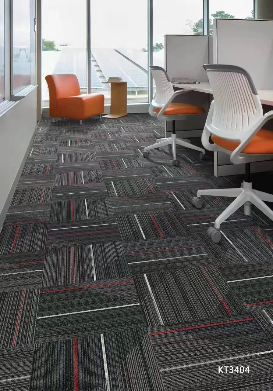 Carpet Tiles 50x50 Commercial Office Pp Bitumen Carpet Tile Pvc Backing